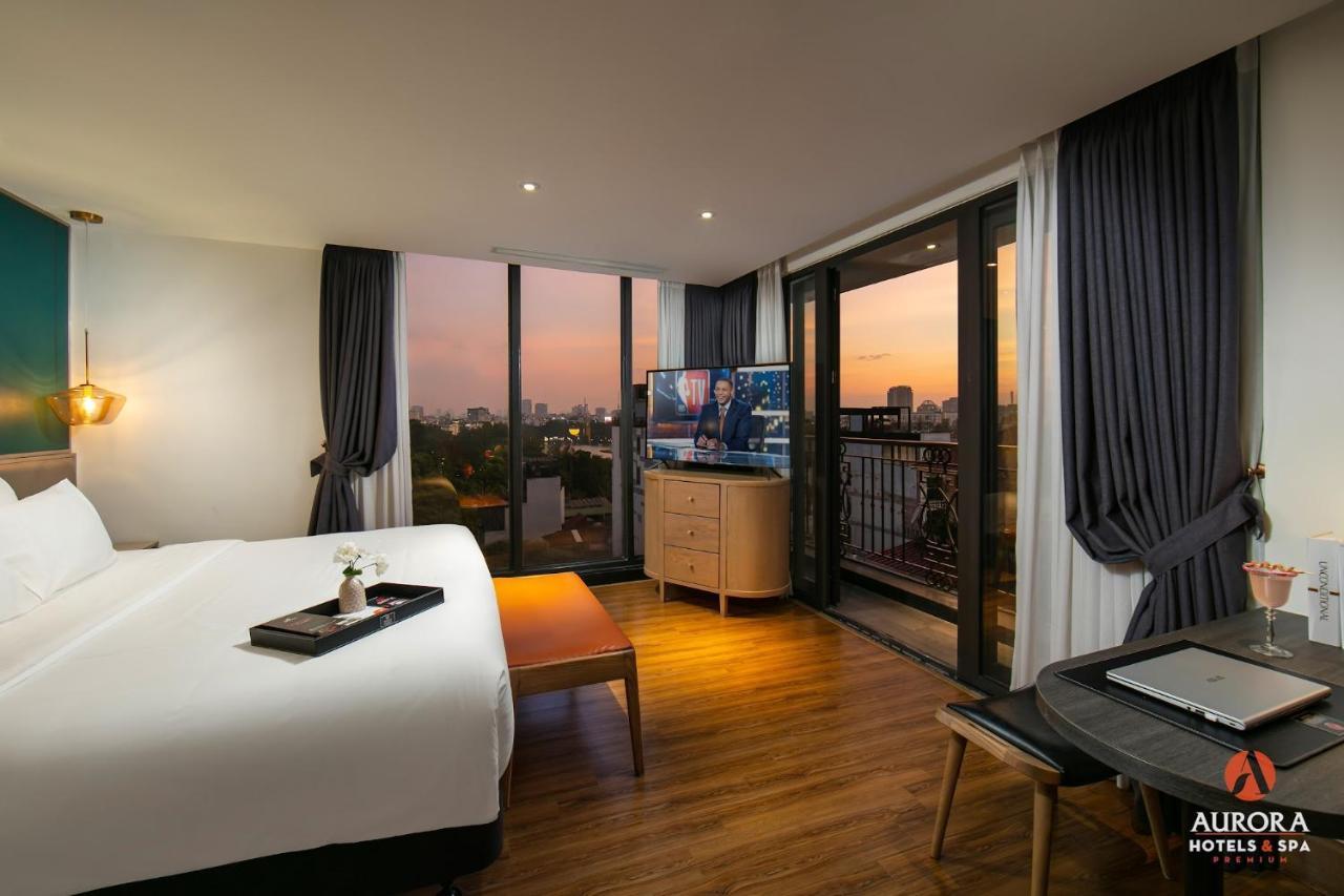 Aurora Premium Hotel&Spa Hanoj Exteriér fotografie