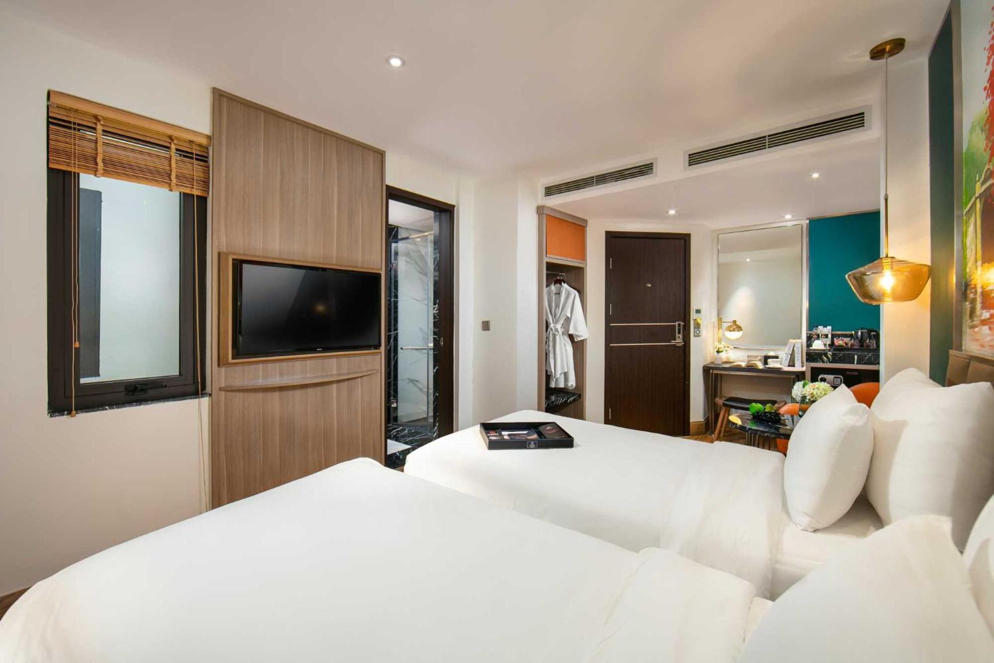 Aurora Premium Hotel&Spa Hanoj Exteriér fotografie