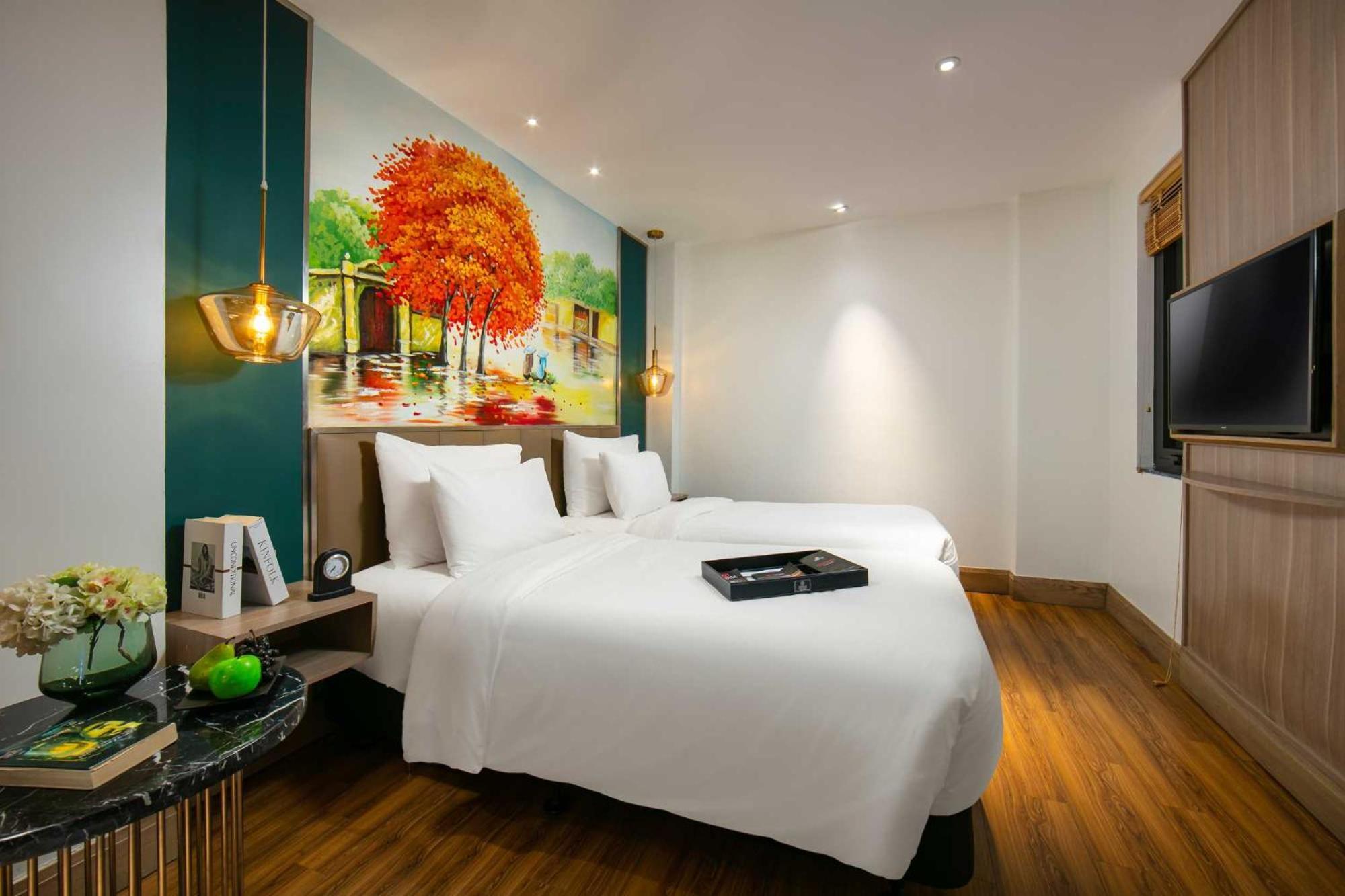 Aurora Premium Hotel&Spa Hanoj Exteriér fotografie