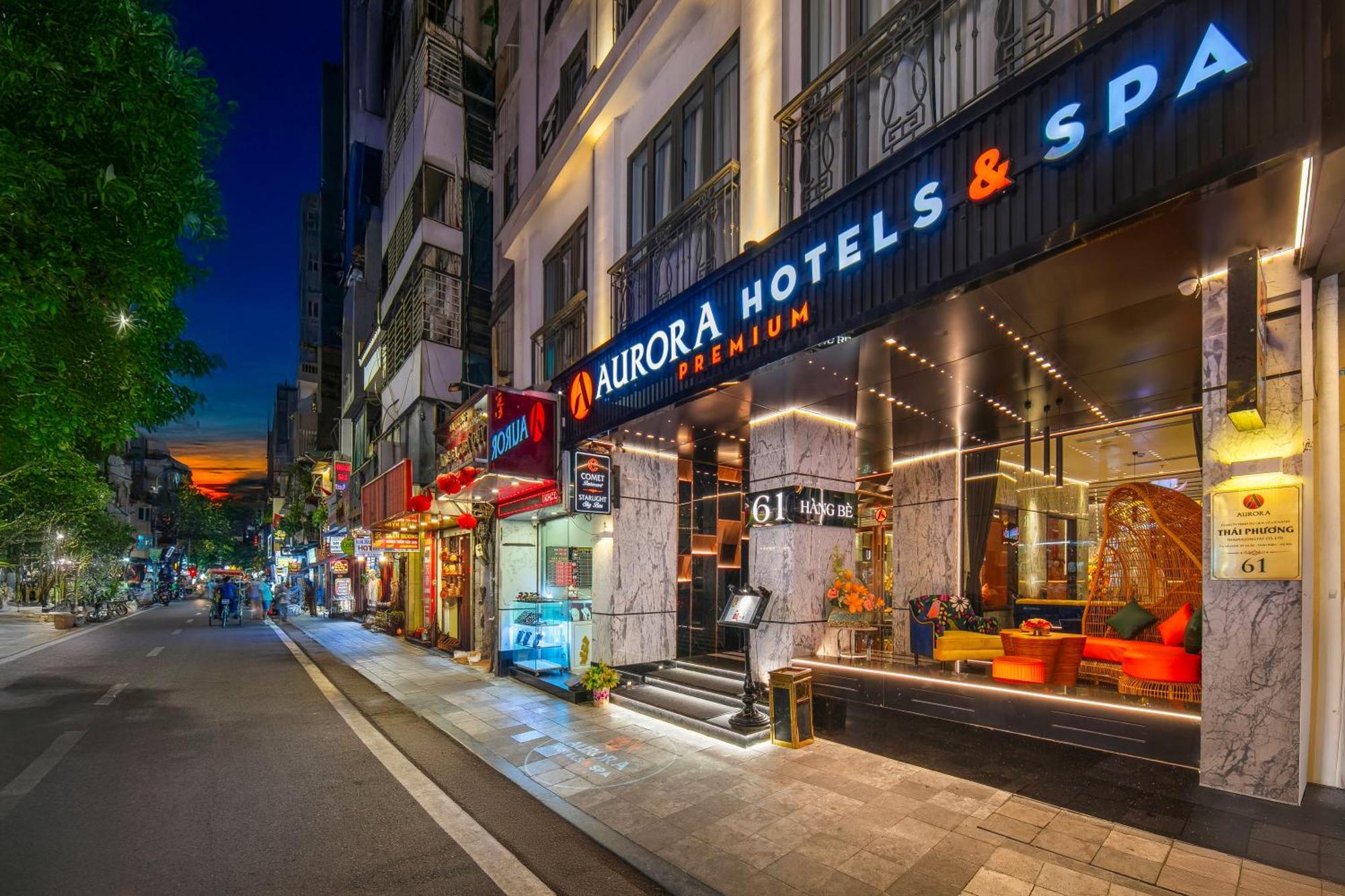 Aurora Premium Hotel&Spa Hanoj Exteriér fotografie